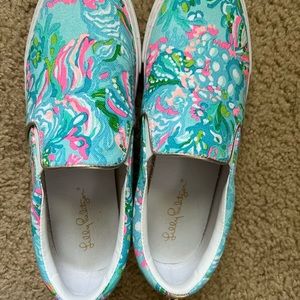 Lily Pulitzer sneakers; size 8.5